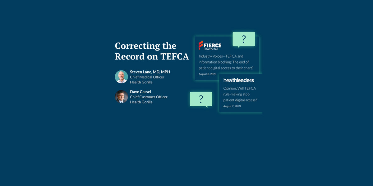 Correcting the Record on TEFCA