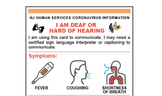 NJDHS Deaf Assistance Card